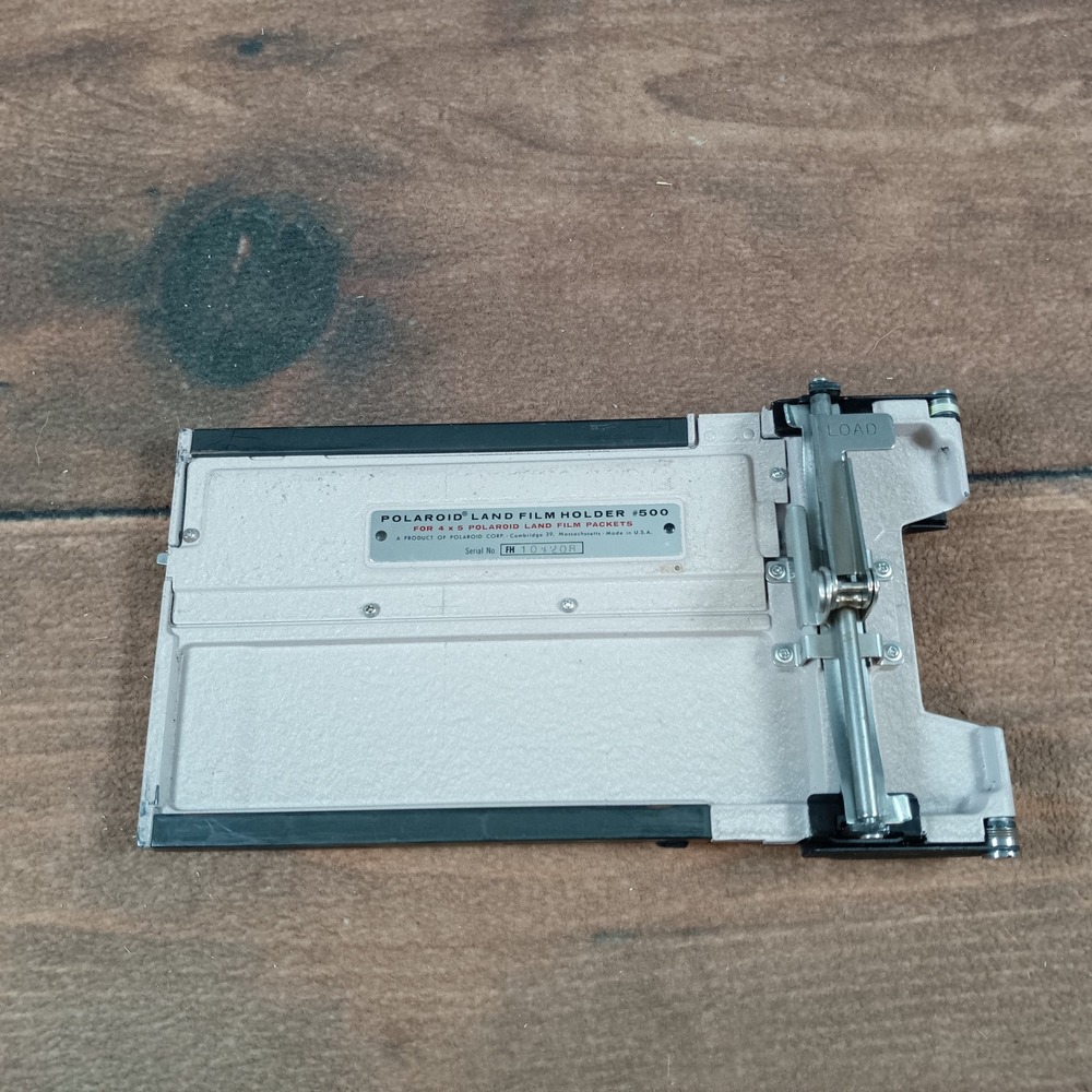 Polaroid Land Film Holder 500 for 4x5 Polaroid Land Film Packets Made in USA